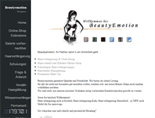 Tablet Screenshot of beautyemotion.de